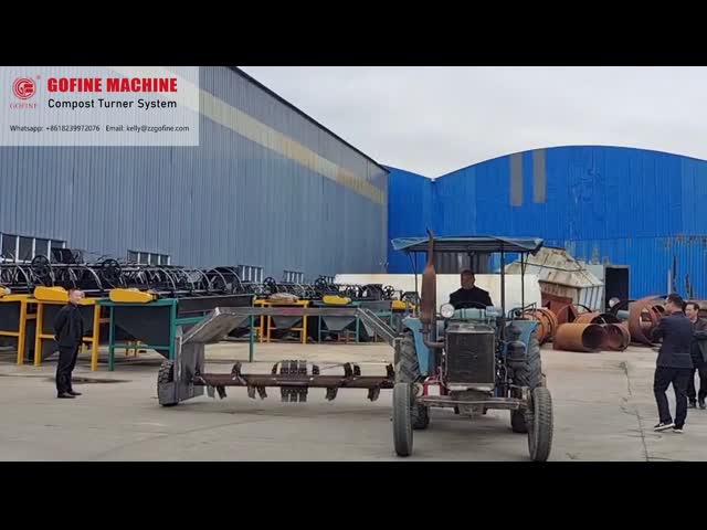 Organic Compost Fertilizer Production Making Machine With Chicken Manure Bio Waste