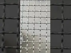 Белый нержавеющая сталь тканевой экран для архитектурного дизайна облицовки video