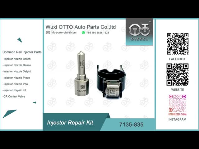 Nozzle-CVA Kit Nozzle-Valve Kit 7135-835 Delphi Injector Repair Kit