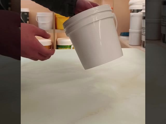 IOS9001 防腐 大型丸いプラスチックバケツ ハンドル付き