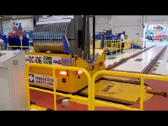 Железнодорожная электротрансферная тележка 10 тонн Алюминиевая катушка Трансферная машина video