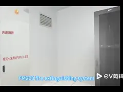 Управление единой зоной FM200 Огнетушитель Автоматический огнетушитель для эффективного пожаротушения video