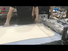 Создатель круассана сырцовой машины Sheeter круассана 2KW замороженный формируя оборудование video