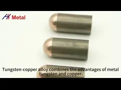 W80Cu20 WCu Сплав высокой дуговой стойкости вольфрамовой медной пластины OEM video