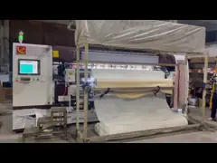 Водители Panasonic приковывают иглу машины стежком выстегивая Multi для постельных принадлежностей video