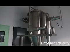 вакуумная скоростная сушилка SS316 промышленного порошка вакуумной скоростной сушилки закрутки 400kg/H мини автоматическая video