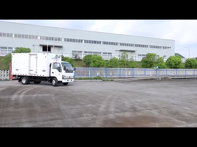 QINGLING Refrigerated Truck For Food Meat Fish Transportation NKR Freezer 5 Tons THERMO KING RV380 Refrigeration