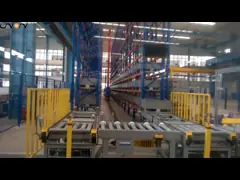 Защита от коррозии Стальные поддоны Шаттл АСРС Автоматизация Складывание на стеллаже video