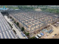 Долговечная легкомонтируемая готовая стальная конструкция склад Китайская фабрика поставка Малый/большой размер video