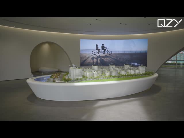 Модели городского дизайна - Ruimeng 1:300 Zhuhai Hengqin Cultural Plaza модель