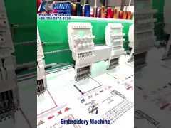 1000r/min Mesin pembuatan sepatu 6 Mesin bordir kepala