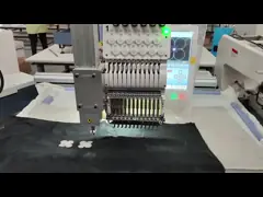 Computerized 12 Needle Single Head Embroidery Machine 12 Color