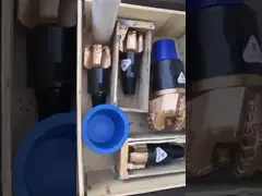 5 лезвиев PDC сверла двойной рядовой резач 8 1/2 дюймов для бурения скважин воды video