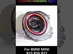 Mini R55 R56 R57 6000K BMW MINI Фары video