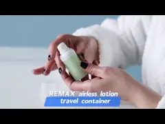 150 мл красно-синий цилиндрический гладкий с красно-синим насосом для бутылки лосьона для шампуня video