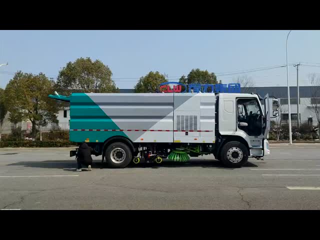 ISUZU FTR 205hp ロード ストリート スウィーパー トラック 中途半端 15000リットル