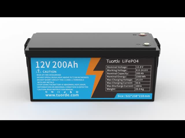 LiFePO4 Lead Acid Replacement Battery 12V 200Ah Deep Cycle E-RICKSHAW battery Solar battery