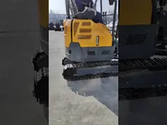 Дешевый 7,6кВ экскаватор экскаватор мини экскаватор малый экскаватор 0,8 тонны Кубота двигатель мини-загрузчик video