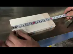 Belt Driving Leaflet Cross Paper Folding Machine With Paper Jam Alarm For Printing Industry Use