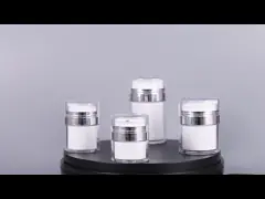 30 г 50 г 100 мл пластиковая безвоздушная крема лосьон насос бутылка с герметичной герметичностью video