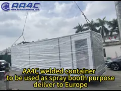 AA4C Container Spray Booth Hail Damage Repair Booth Car Portable Paint Booth Quick Repair