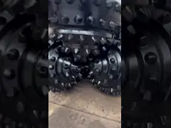 Электростанция 226 дюймов IADC517 Триконовая сверла для бурения нефтяных скважин video