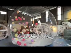 Водостойкая надувная пузырьная палатка с воздушным вентилятором 220V/110V video