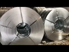 Изготовление цинковой стальной ленты Dx51d Z140 ASTM Q195 цинковые стальные ленты video