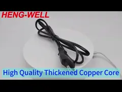 CE ENEC AC Europese 2 prong hoek C7 elektrische aansluiting 2.5A 250V 2 pin Eu stroomkabel