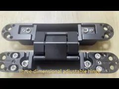 Прочная складчатость SOSS прикрепляет на петлях для дверей шкафа, шкафа никеля прикрепляет на петлях 180 градусов открытых video