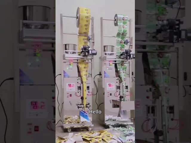 Máquina de embalagem automática com pesadora e selante de grãos de chá de açúcar