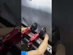 Круговая пневматическая бумажная режущая лезвие Алюминиевая сплав держатель и SKD-11 лезвие video