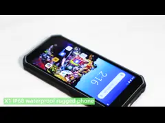 Отпечатки пальцев Новые прочные смартфоны Военные Спецификации IPS 720x1560 Экран video