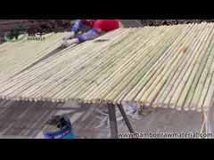 Загородка питомника 2x1.8m декоративная бамбуковая с ограждать науглероживанный рамкой бамбуковый video