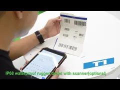 Солнечный чтение Android Rugged Touch Screen Tablet 128GB/256GB ROM video