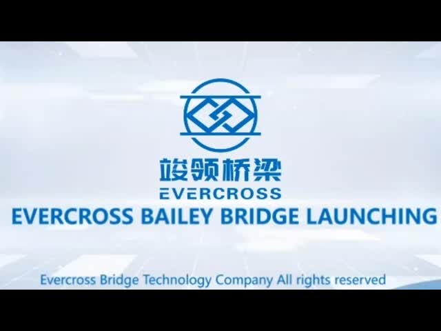 China Puente de Bailey prefabricado compacto militar Q355B / Q235B Fabricante universal El video