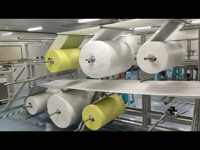 ポケット空気フィルター機 超音波外形トラペゾイド 中高効率のフィルターバッグの生産