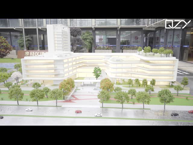 1/60 Металлические миниатюрные архитектурные модели Дом Международная школа BASIS видео