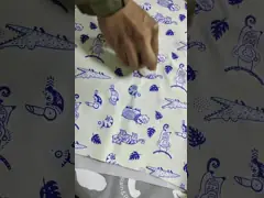 92% polyester, 8% spandex, 165gsm, printed fabric that changes color when exposed to water