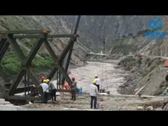 Heavy Duty Prefabricated Steel Truss Bridge Simple Structure video