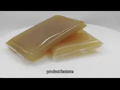 Желтый горячеплавкий клей EVA желе для пакетов коробки промышленность печать обувь упаковка животный горячий клей video