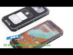 GPS прочные мобильные телефоны Mil Std 255g Смартфон для наружного использования video