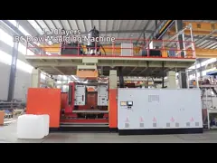 Большая машина для формования с помощью дульного формования с помощью бака Ibc video