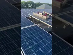 Гибкое солнечное фотоэлектрическое оборудование для очистки солнечных панелей video