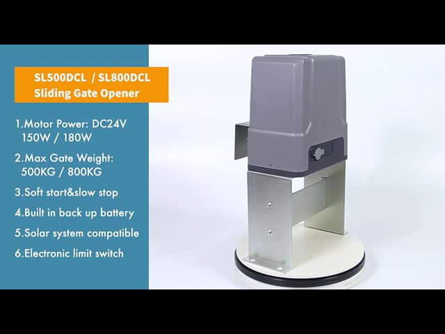 SL500DC 500kg Сдвижной открыватель дверей 220V / 50Hz 110V 60Hz цепочка питания