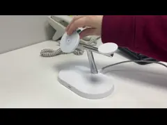 3 en 1 station de recharge multifonctionnelle CE écouteur pour téléphone portable noir et blanc