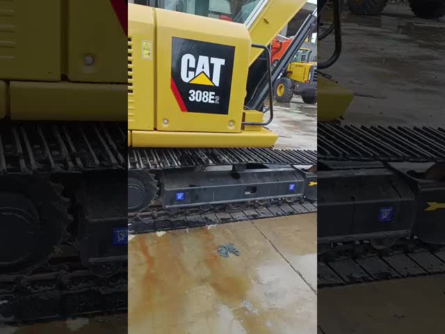 Высокая устойчивость используемый экскаватор CAT 308E с мощным двигателем и гидравликой