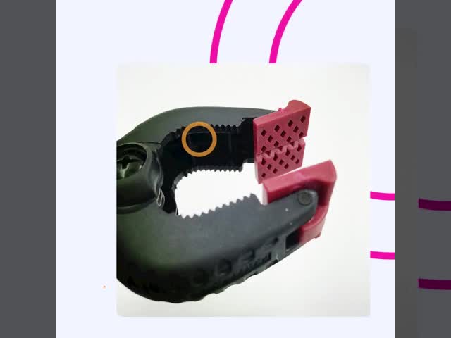 A Type High Strength Plastic Clip 1 Inch Nylon Spring Clamp 2