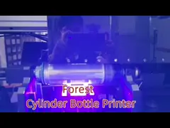 Цифровая вращающаяся бутылка УФ-принтер для Tumbler Designs 2400DPI MAX video