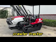 Падди-филд резиновый трактор садовый трактор рататор вращающийся культиватор video